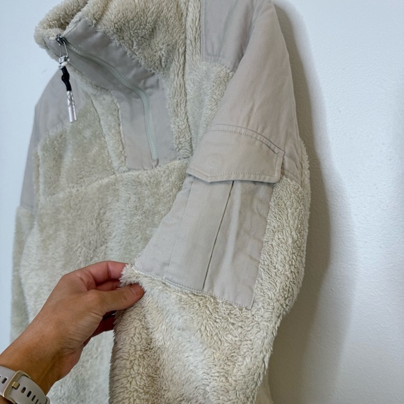 Rag & Bone 1/4 Zip Pullover Fleece Sherpa Cozy Sweater Jacket size small - Picture 6 of 12